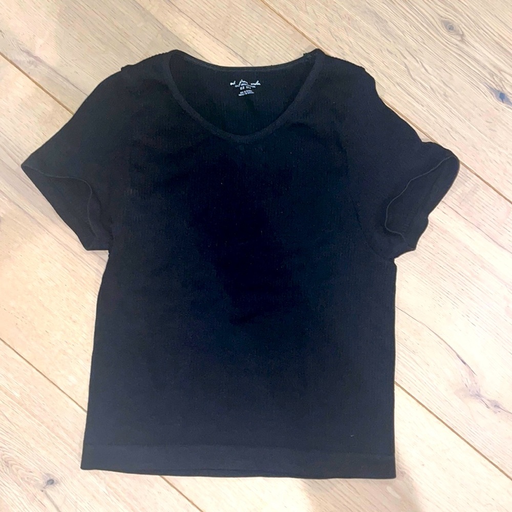 ✨out from under (urban outfitters) tight black tee shirt✨